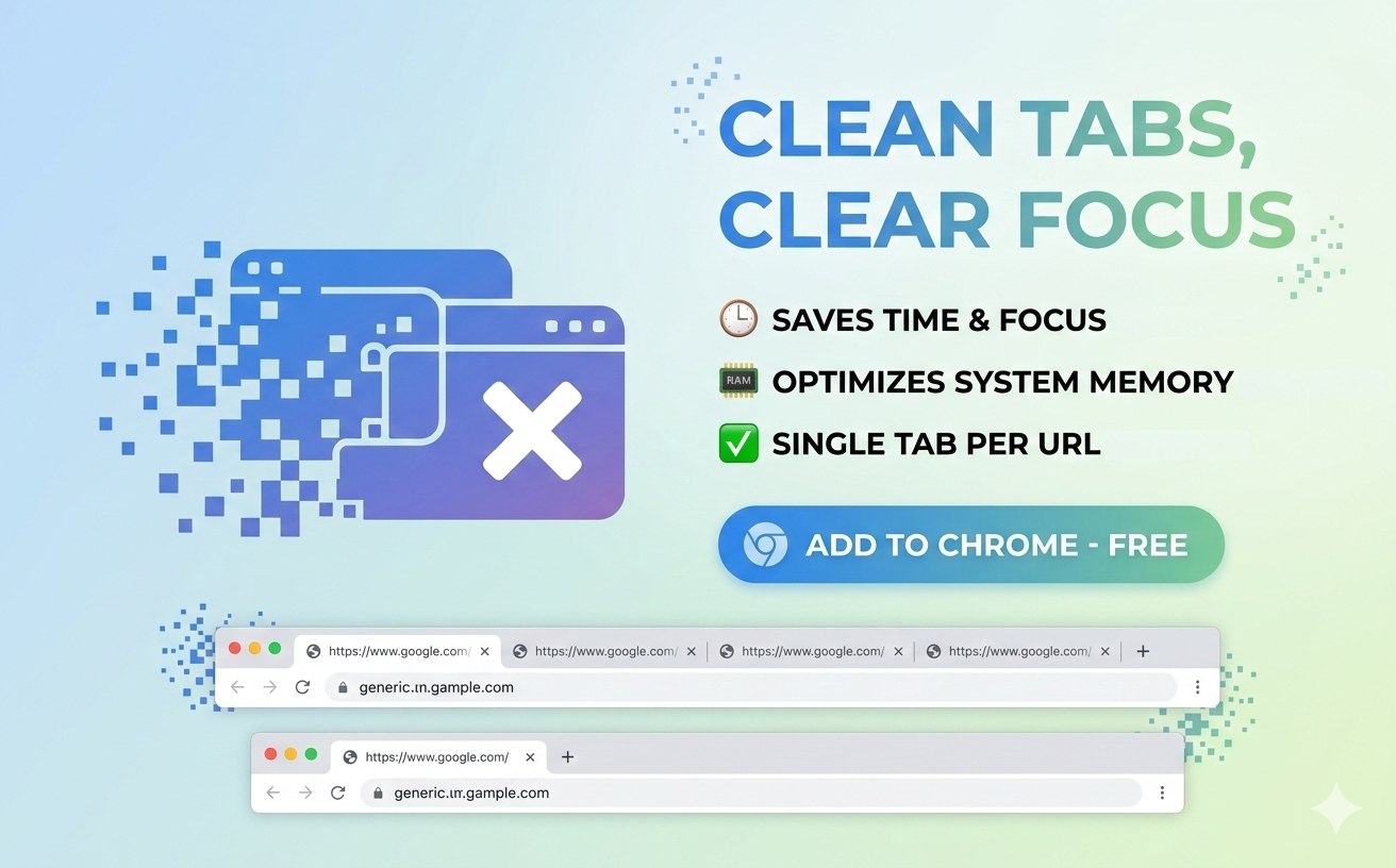 Tab Dedup interface